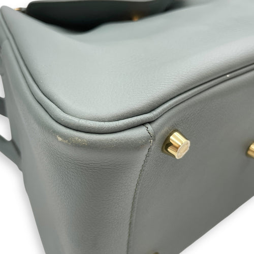 Lindy 26 Vert Amande in Evercolor, Gold hardware