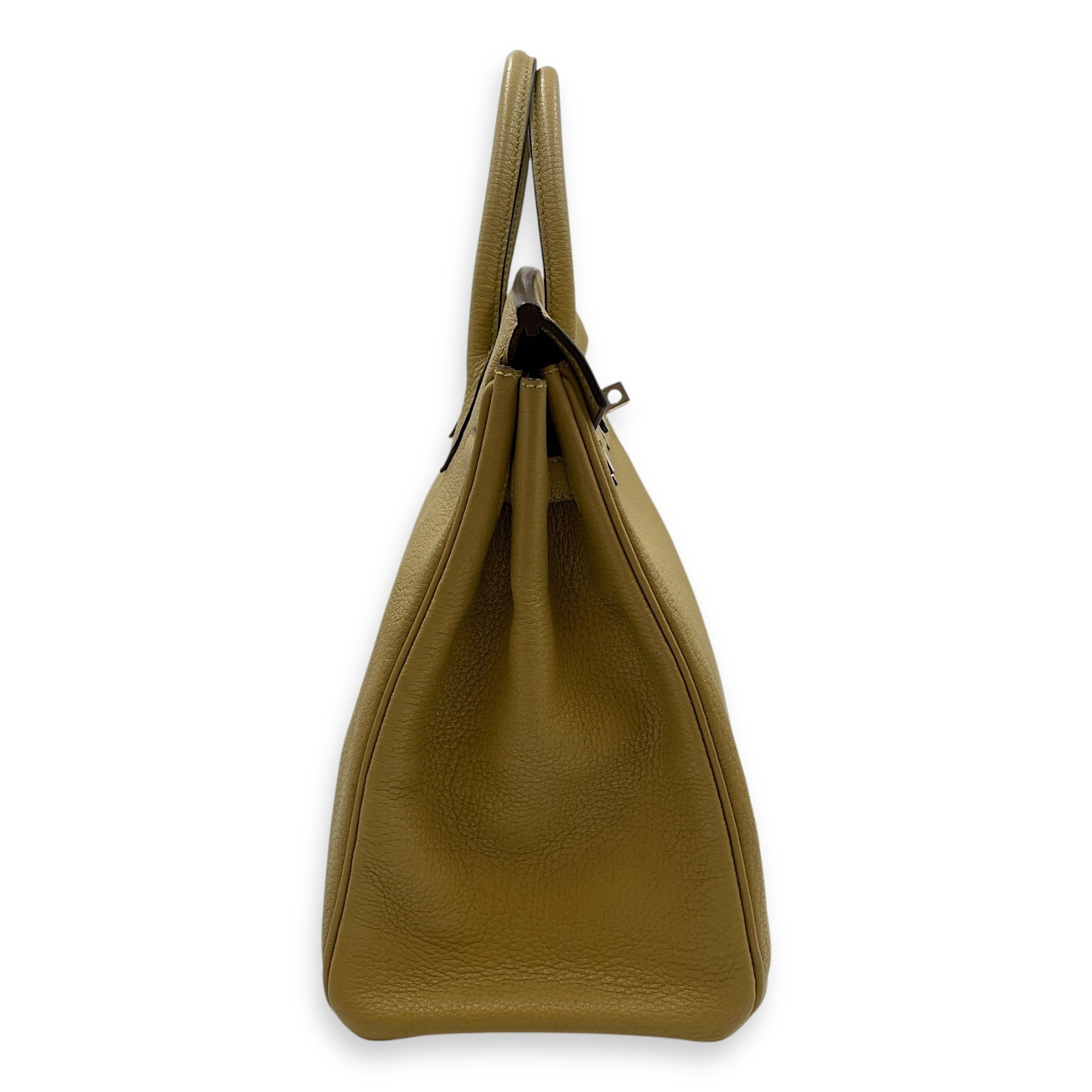 HAC 32 Chartreuse in Chevre Mysore, Palladium hardware