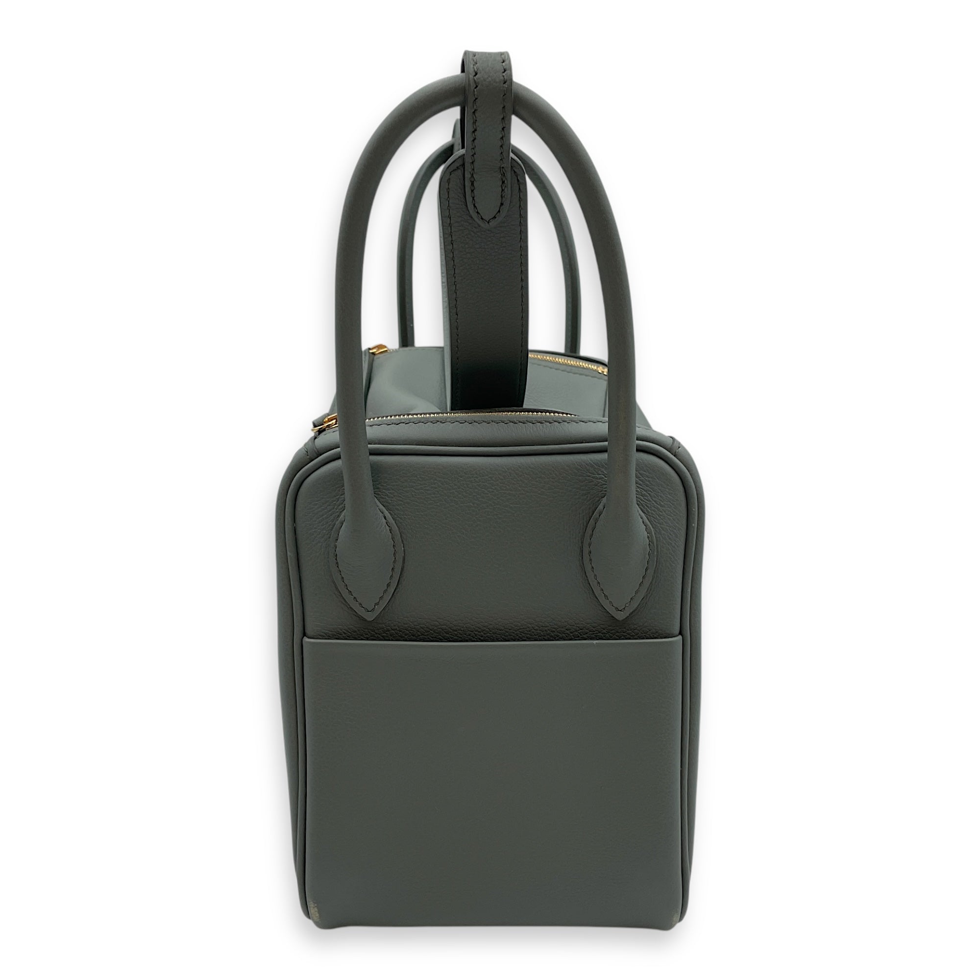 Lindy 26 Vert Amande in Evercolor, Gold hardware