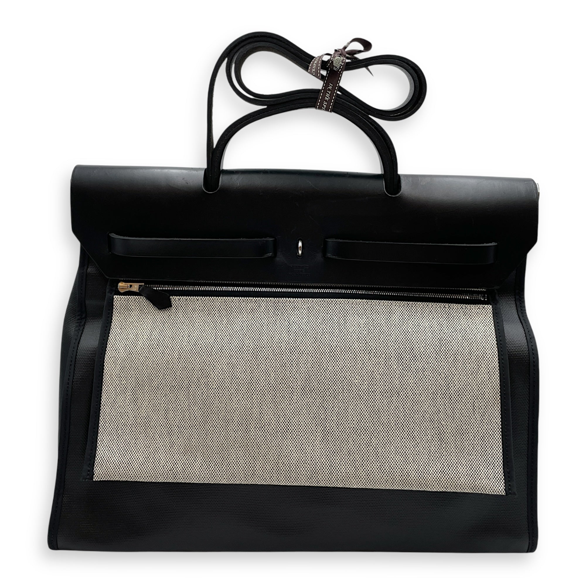 Herbag 39 Black in Vache Hunter/Toile H Berline, Palladium hardware