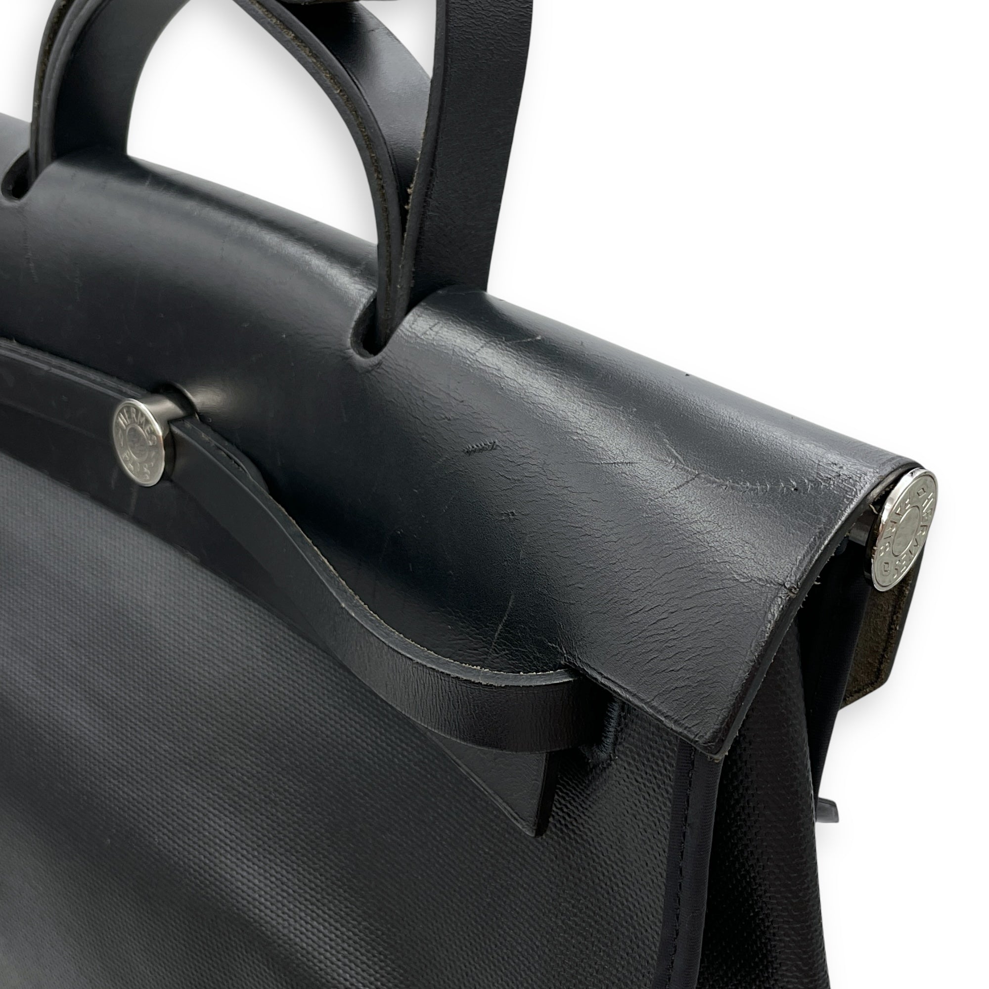 Herbag 39 Black in Vache Hunter/Toile H Berline, Palladium hardware