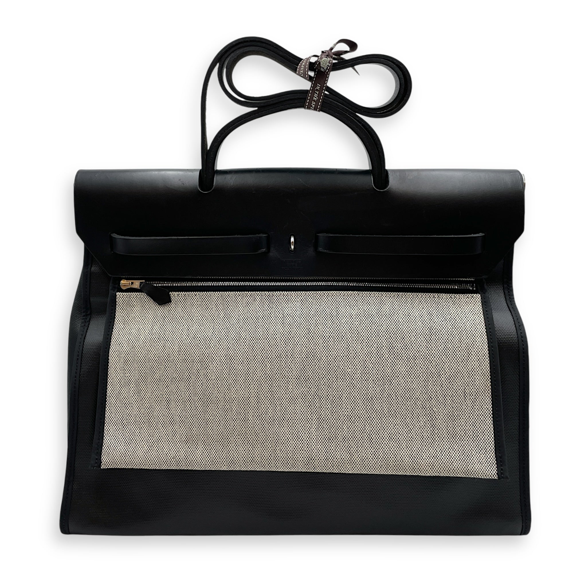 Herbag 39 Black in Vache Hunter/Toile H Berline, Palladium hardware