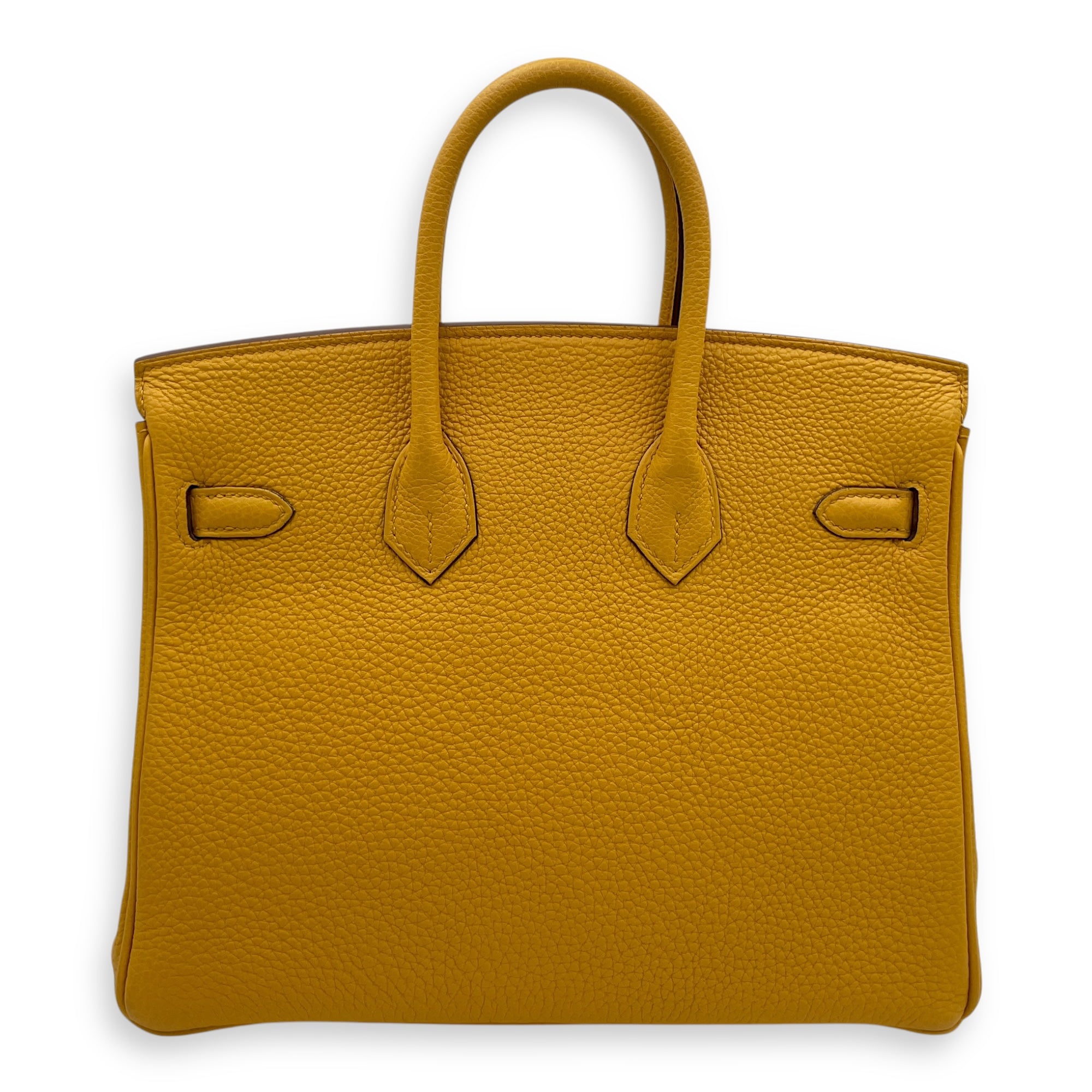 Birkin 25 Jaune Ambre in Togo, Gold hardware