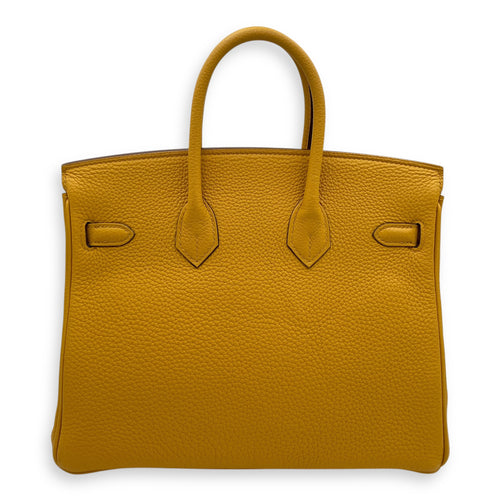 Birkin 25 Jaune Ambre in Togo, Gold hardware