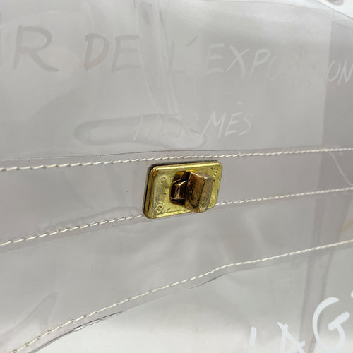 Kelly 40 in Vinyl, Gold hardware