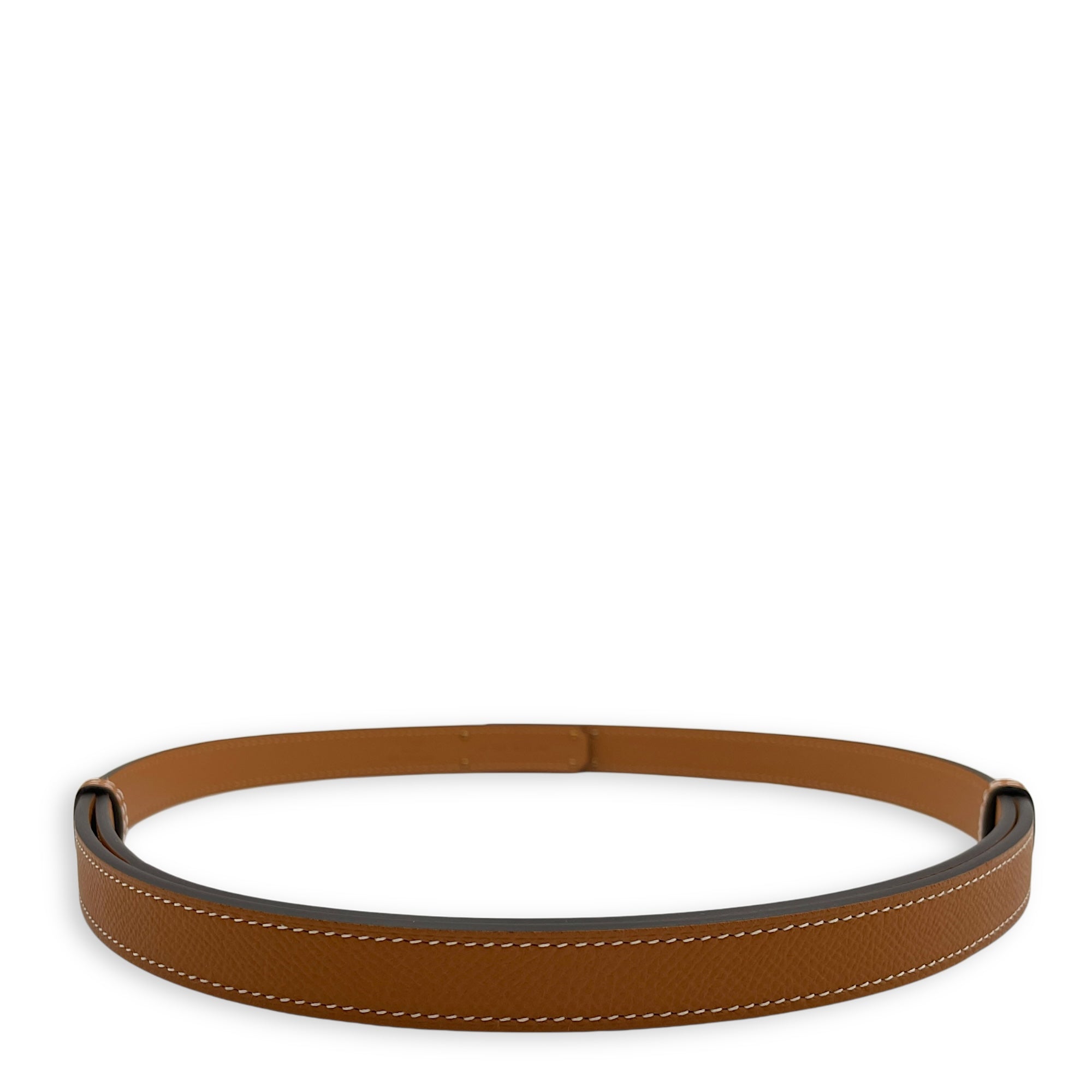Kelly 18 Gold Belt in Epsom, Gold hardware