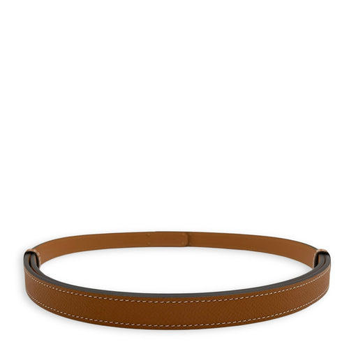 Kelly 18 Gold Belt in Epsom, Gold hardware