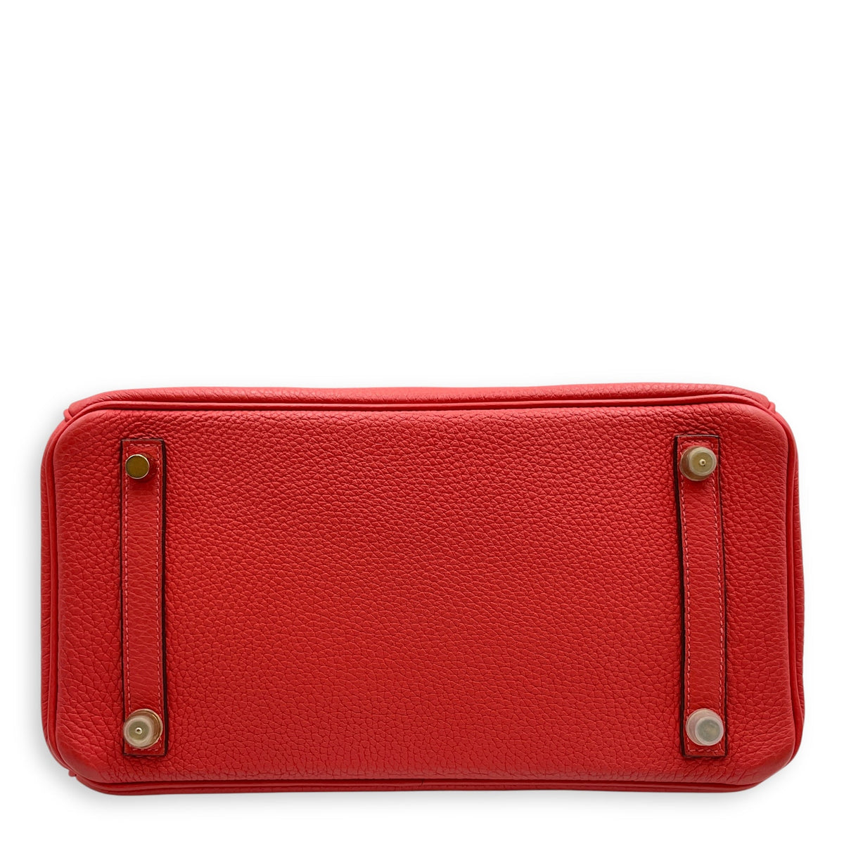 Birkin 30 Rouge Pivoine in Togo Gold hardware