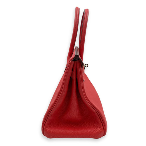 Birkin 30 Rouge Pivoine in Togo Gold hardware