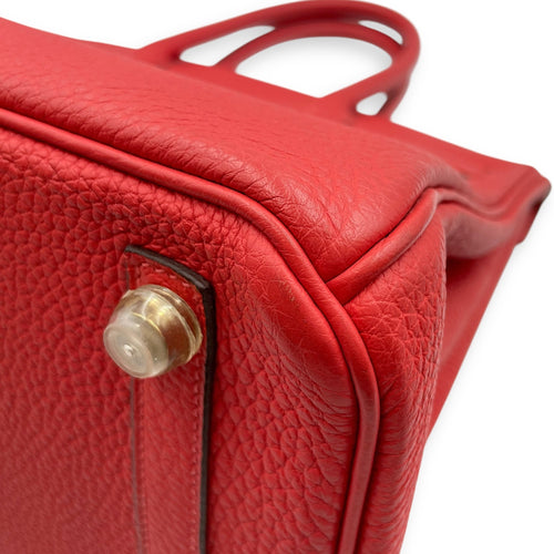 Birkin 30 Rouge Pivoine in Togo Gold hardware