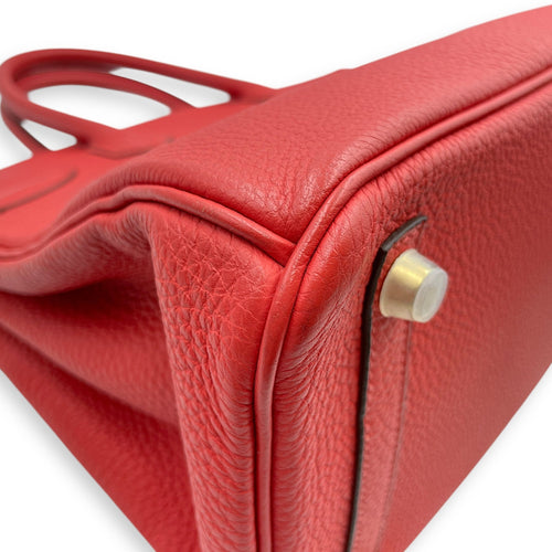 Birkin 30 Rouge Pivoine in Togo Gold hardware