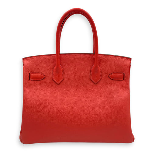 Birkin 30 Rose Jaipur in Epsom, Gold hardware