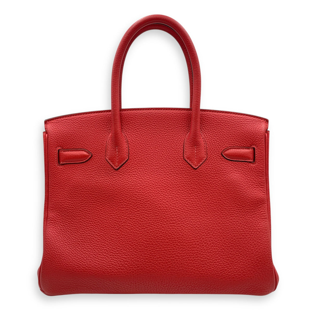 Birkin 30 Rouge Pivoine in Togo Gold hardware