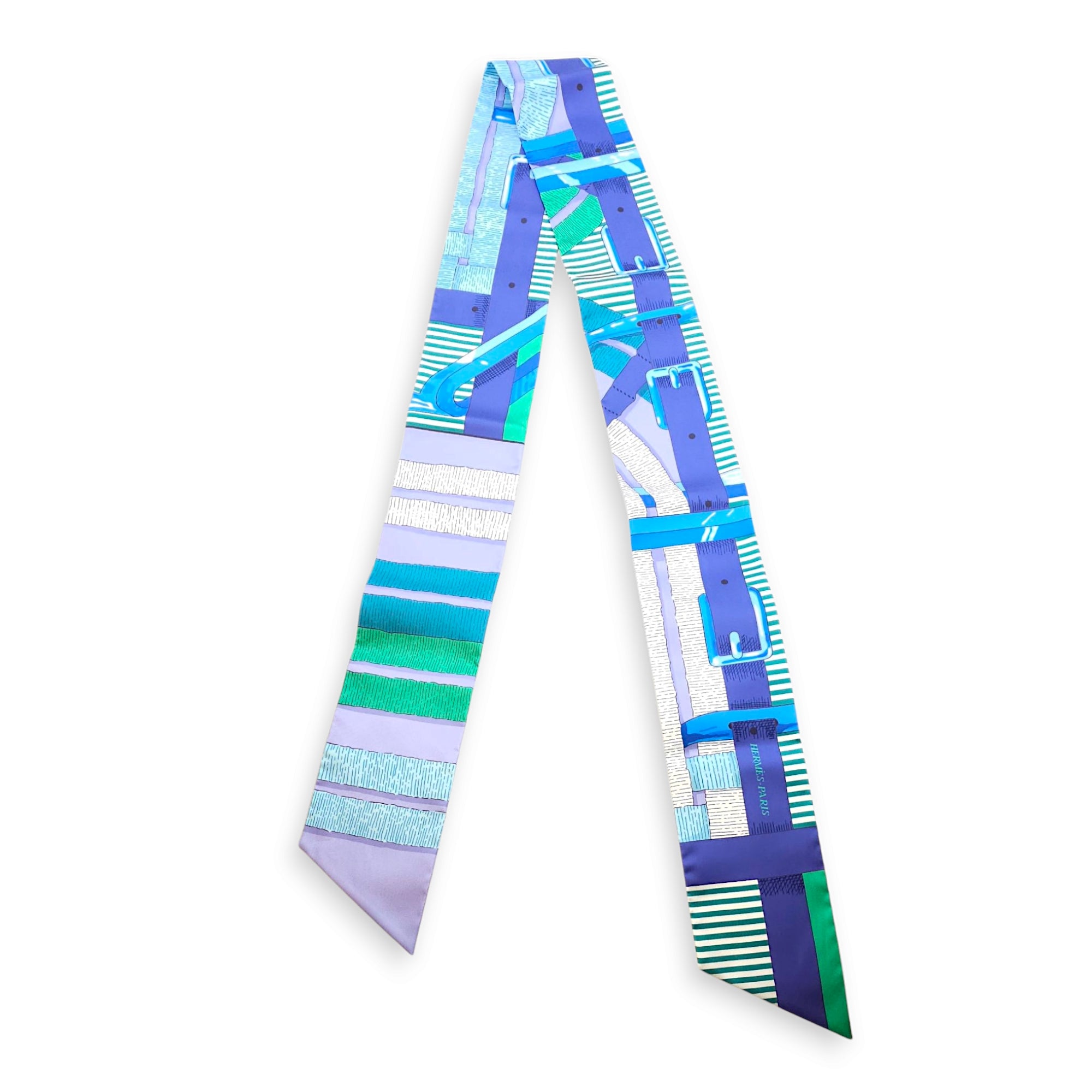 Mors a Jouet Chemise Vert/Blue Maxi-twilly Slim