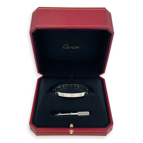 Love Classic Model 16 Bracelet in White Gold Hardware