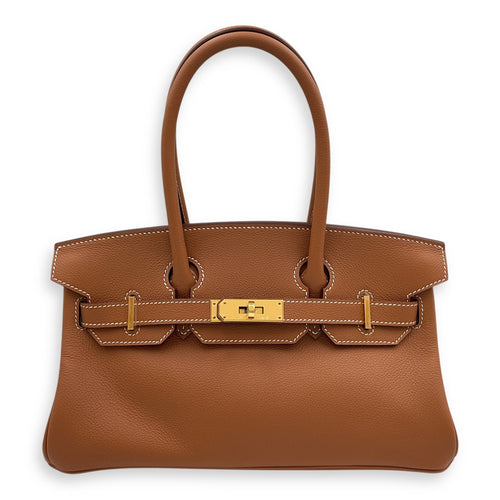 Shoulder Light Birkin 29 Gold in Evercolor Gold hardware