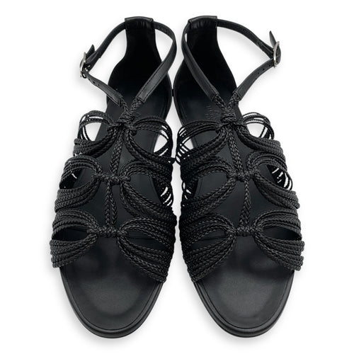 Karmen 39 Black Sandals in Nappa