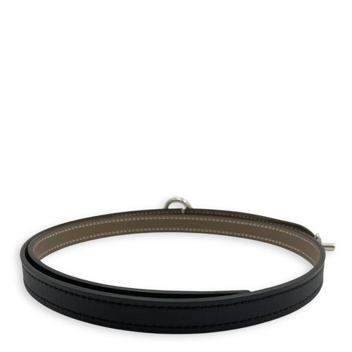 Carrousel 13mm x 70cm Black/Etoupe Belt Kit in Epsom/Swift, Palladium hardware