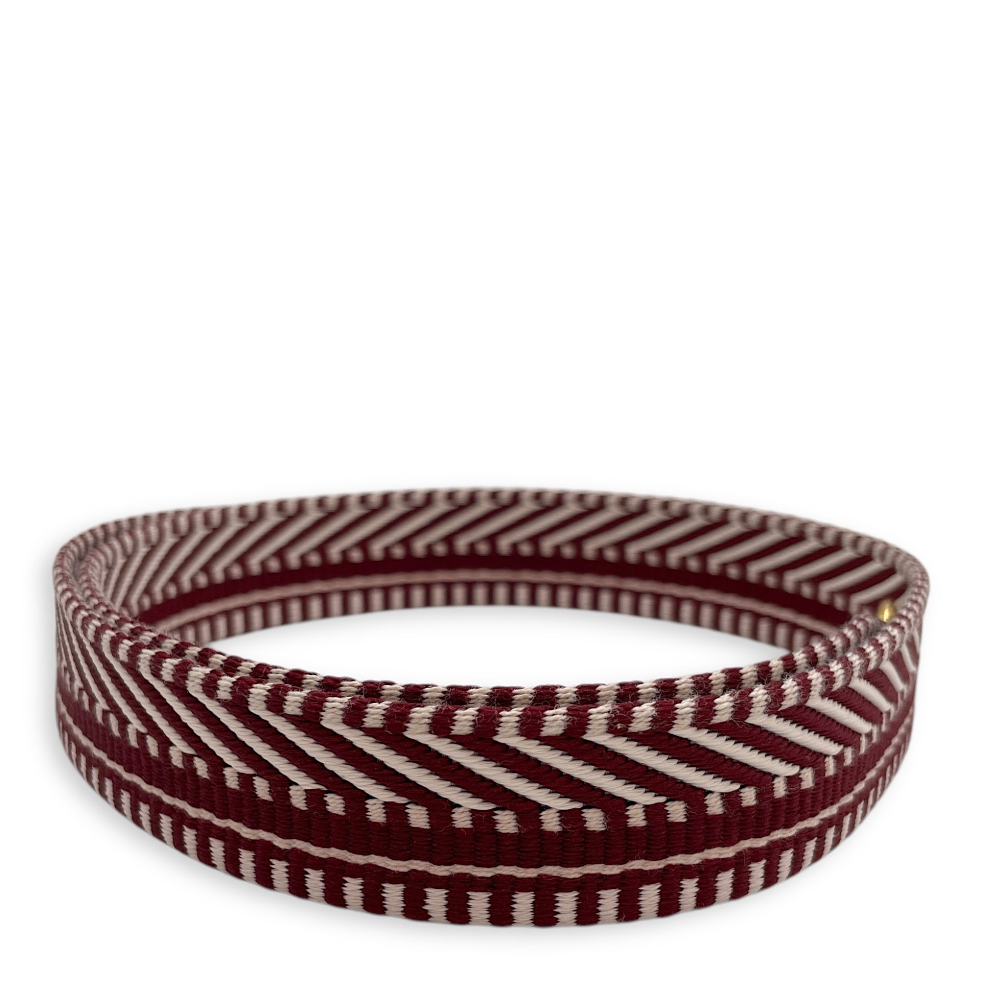 Sangle Cavale 25mm X 70cm Rouge/Gold Bag Accessory in Swift, Gold hardware