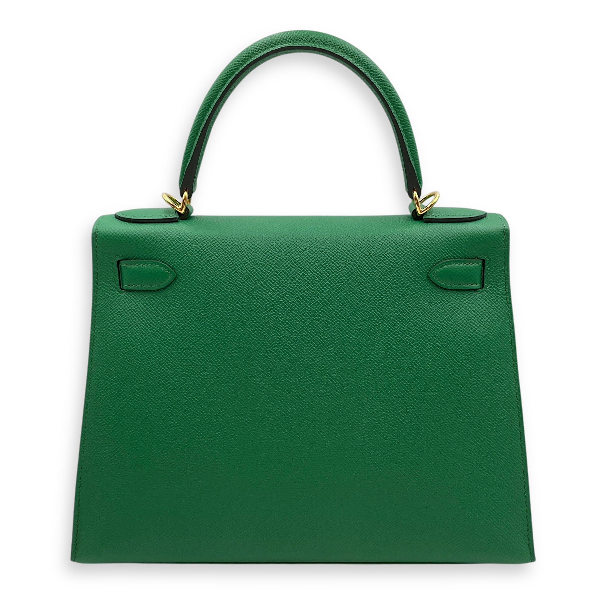 Sellier Kelly 28 Cactus in Epsom, Gold hardware