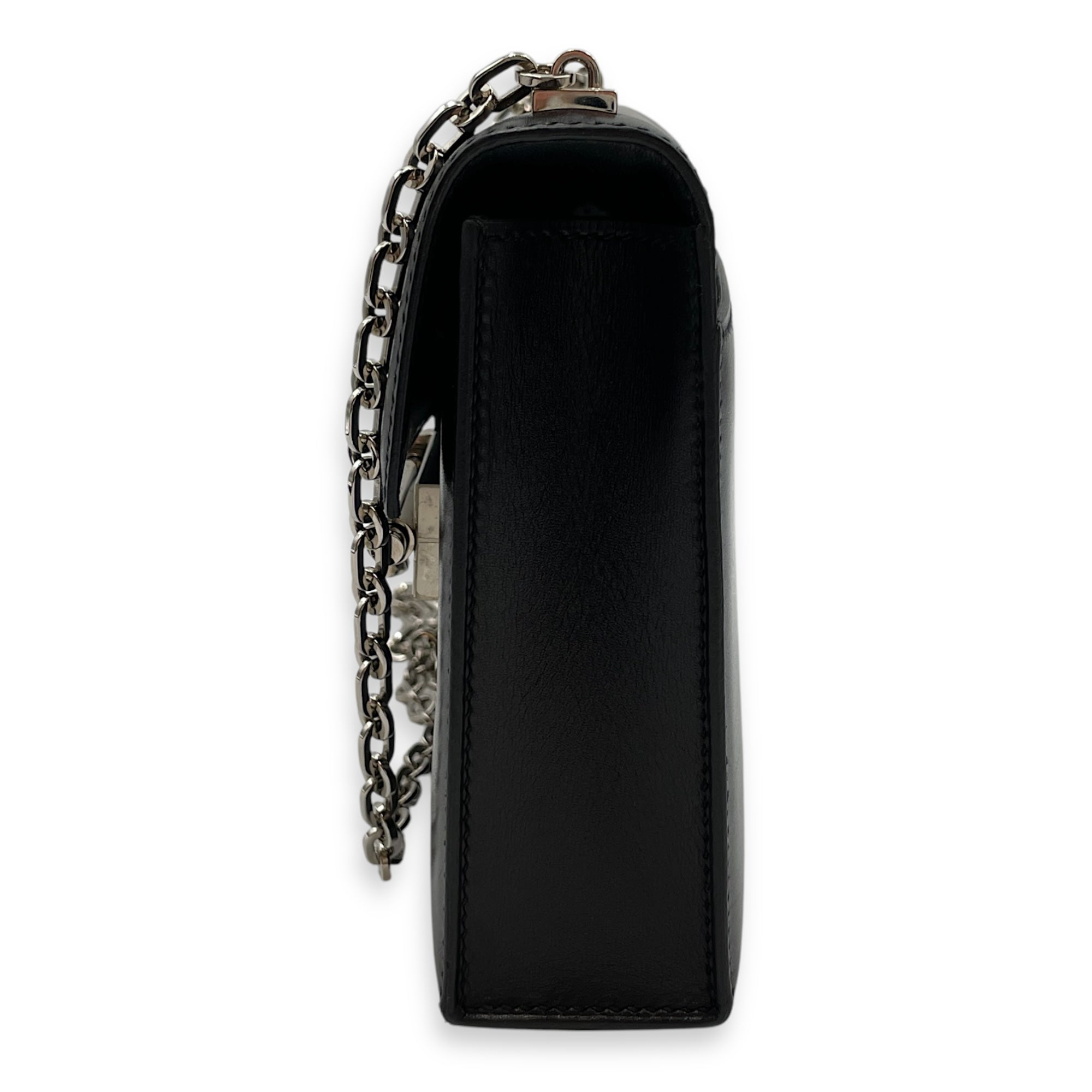 Verrou Chaine Mini Black in Box, Palladium hardware