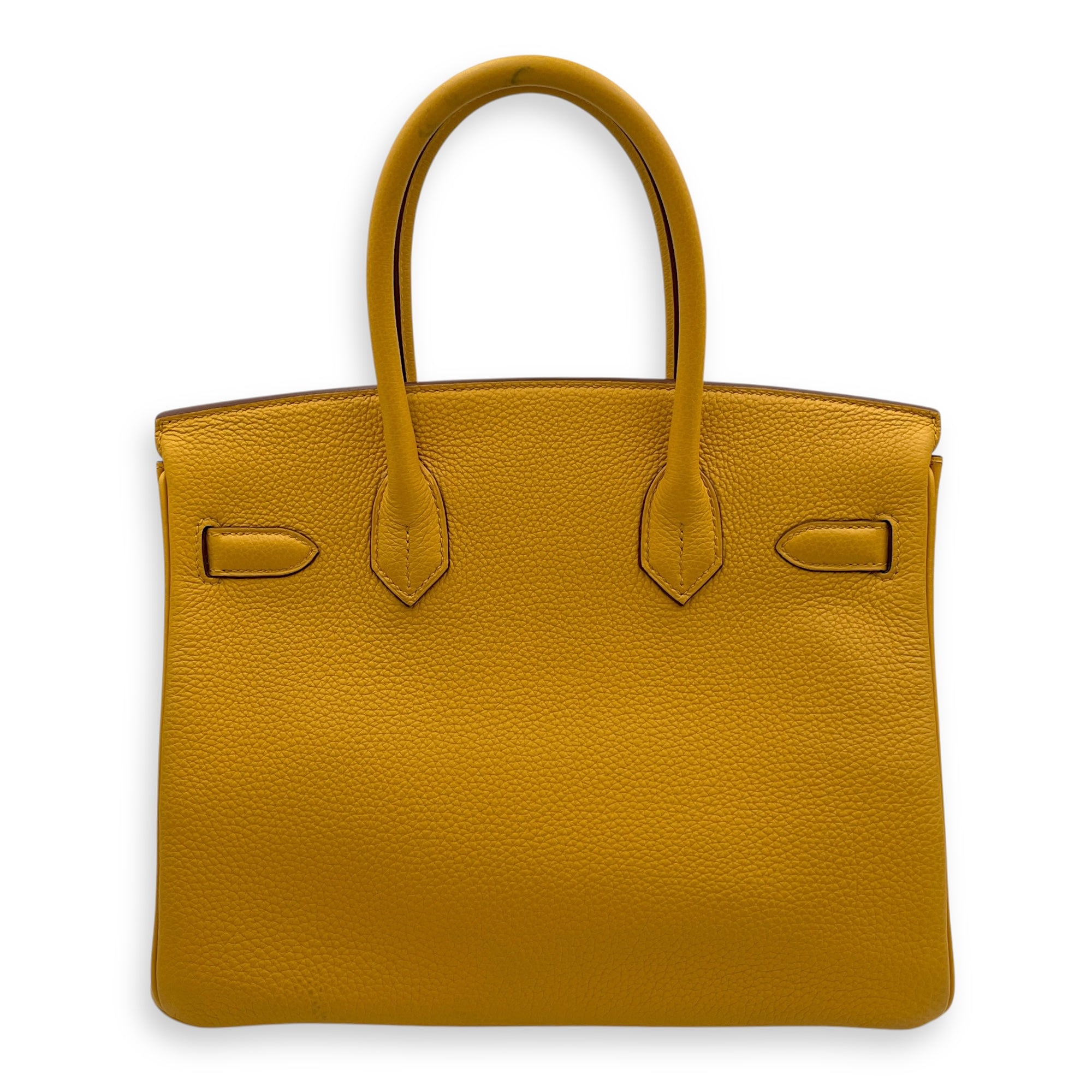 Birkin 30 Jaune Ambre in Togo, Gold hardware
