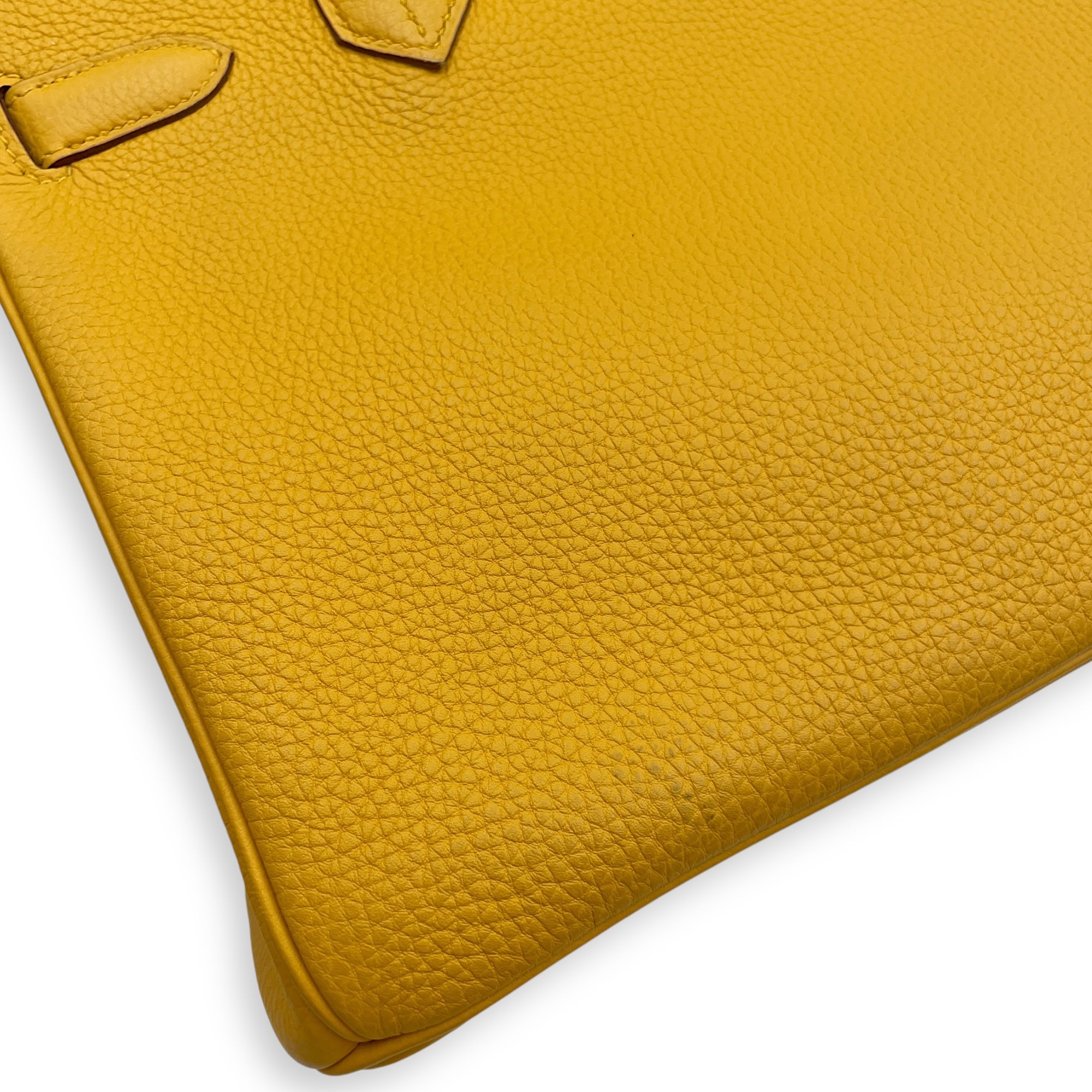 Birkin 30 Jaune Ambre in Togo, Gold hardware