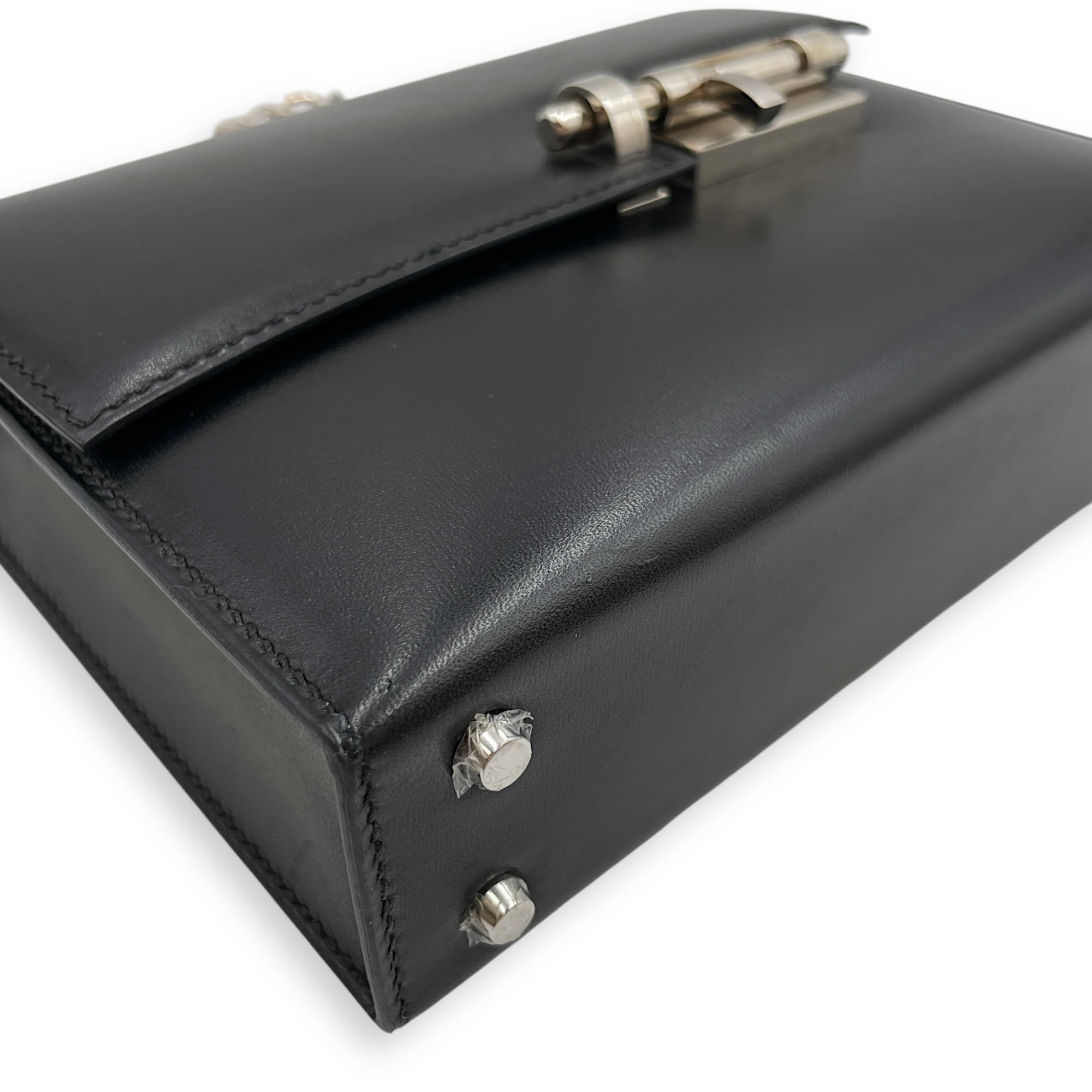 Verrou Chaine Mini Black in Box, Palladium hardware