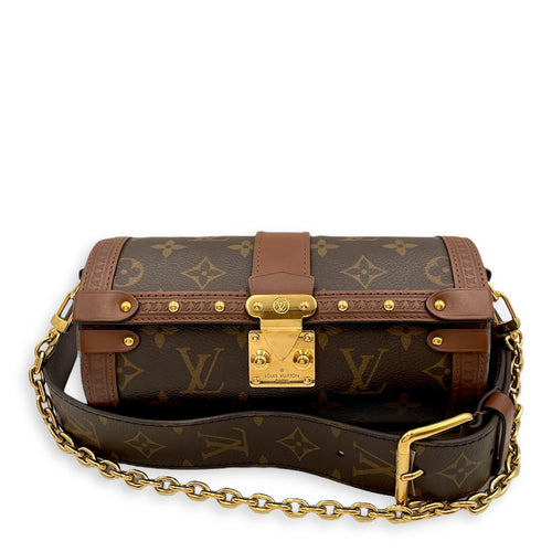 Papillon Trunk  Brown Monogram  Crossbody Bag in Coated Canvas Gold hardware CL2505-12059 7