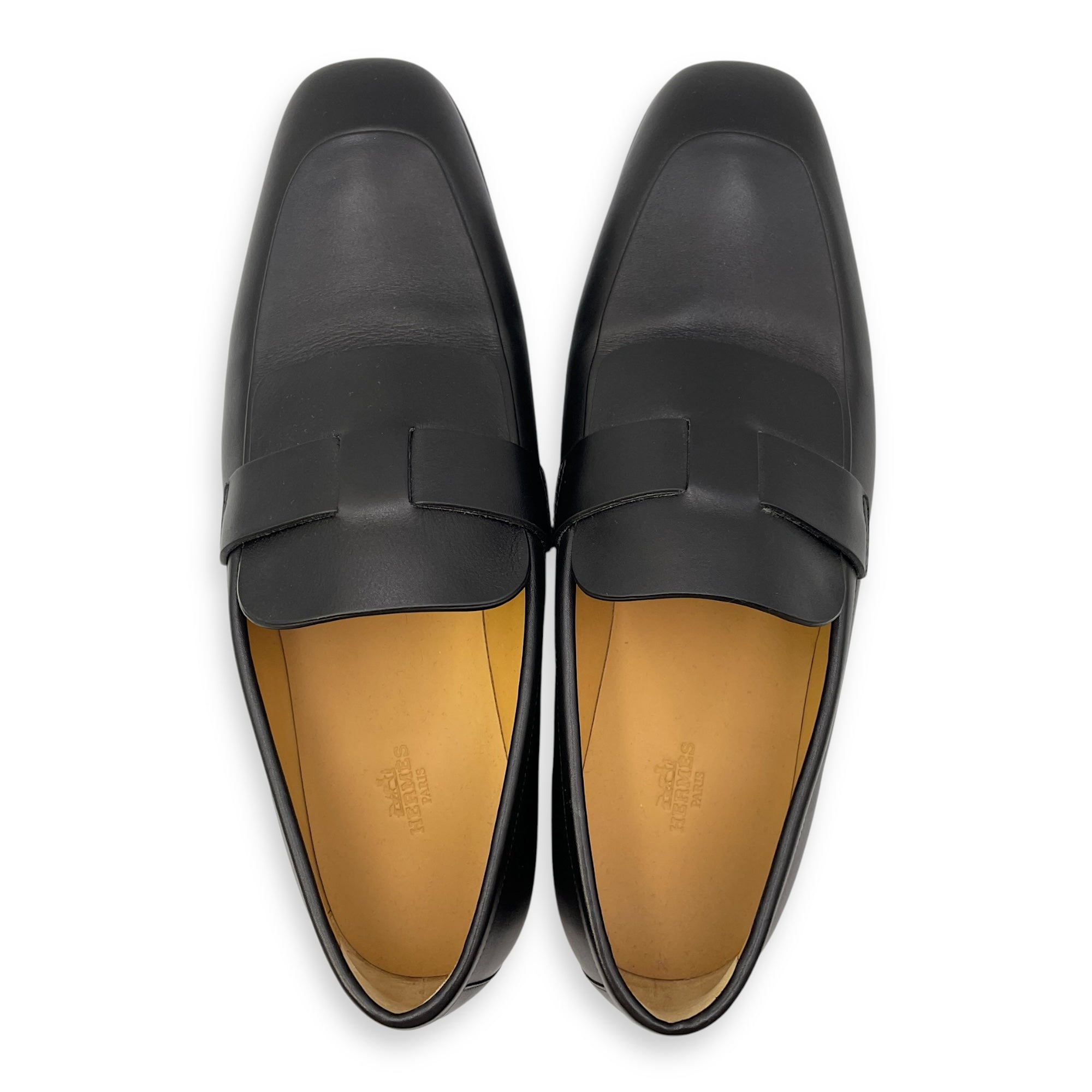 Fancy 43.5 Black Loafers in Calfskin