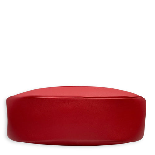 Berline 28 Rouge Casaque in Swift Palladium hardware