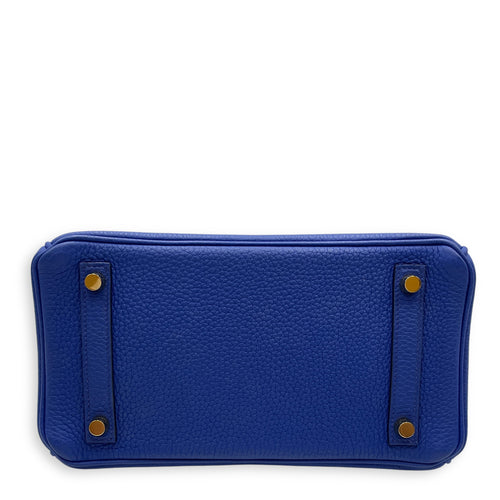 Birkin 25 Blue Royal in Togo, Gold hardware