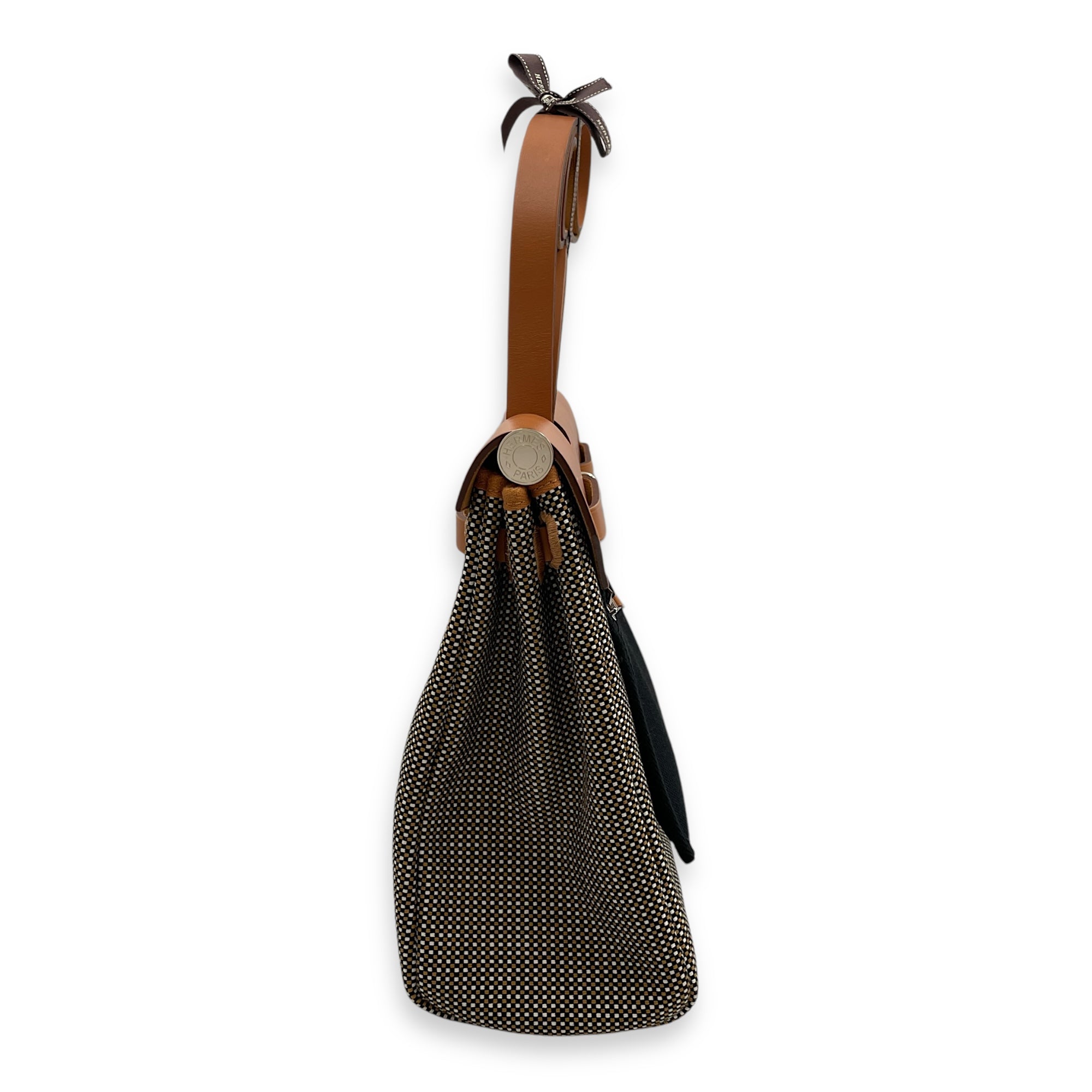 Herbag 31 Naturel/Noir-Blanc in Vache Hunter/Toile, Palladium hardware