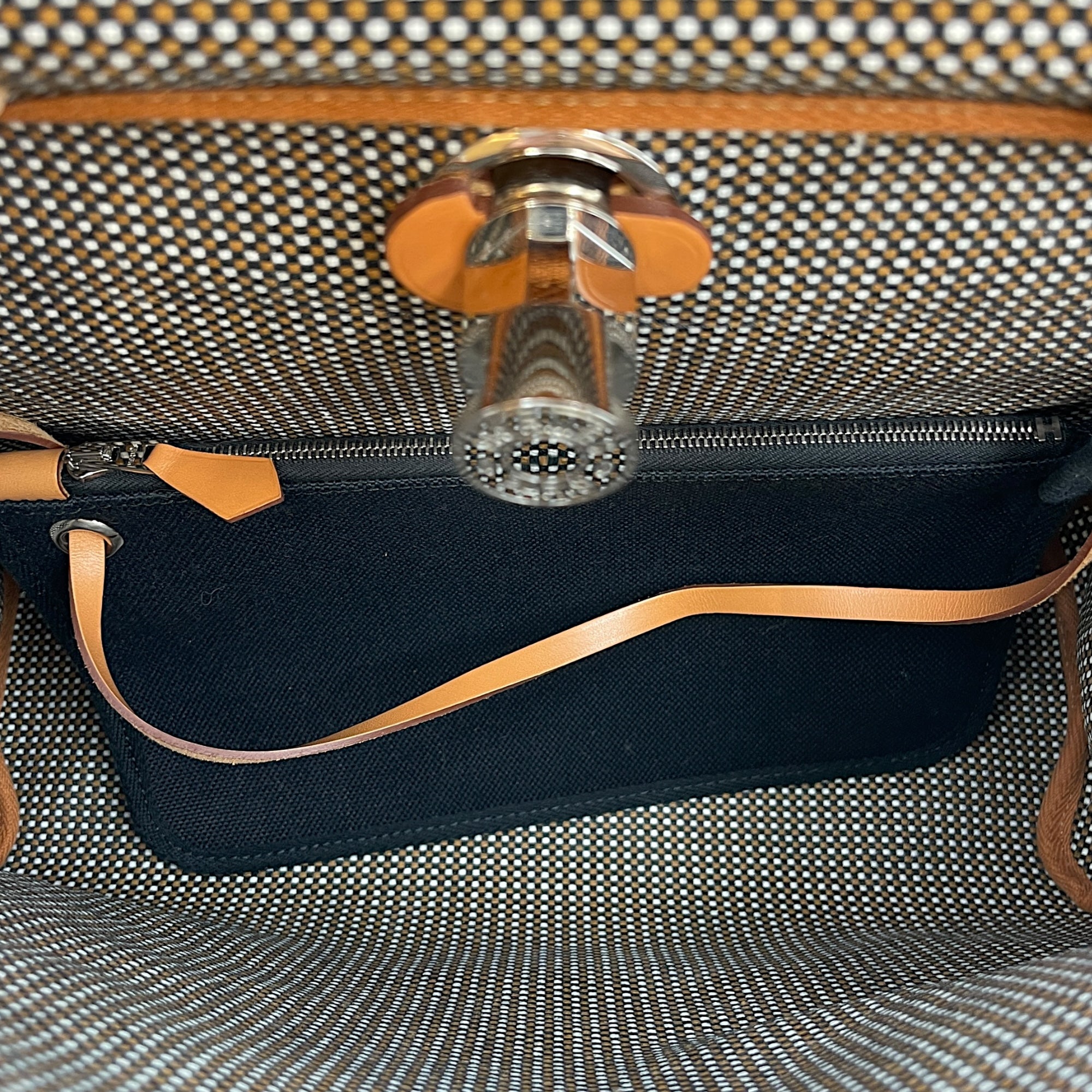 Herbag 31 Naturel/Noir-Blanc in Vache Hunter/Toile, Palladium hardware