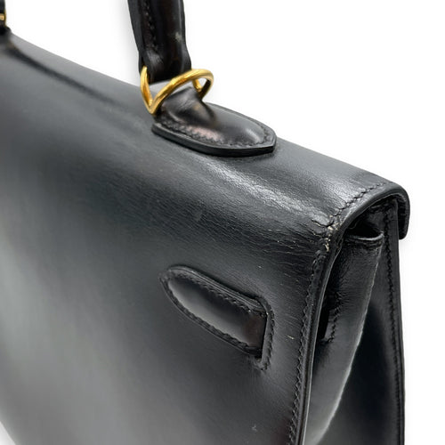 Sellier Kelly 35 Black in Box, Gold hardware