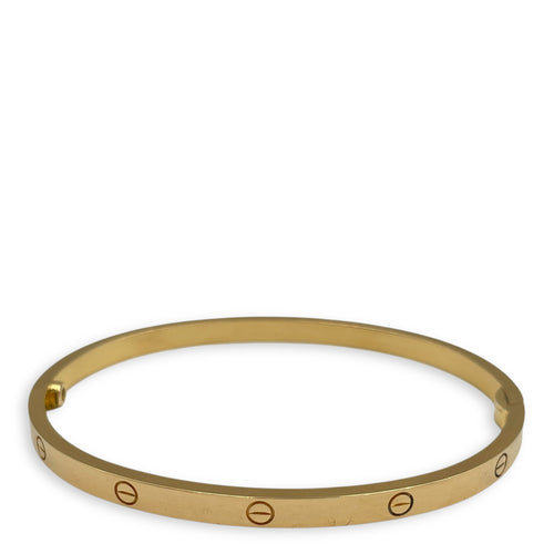 Love, Small Model 17 Bracelet in Gold Hardware