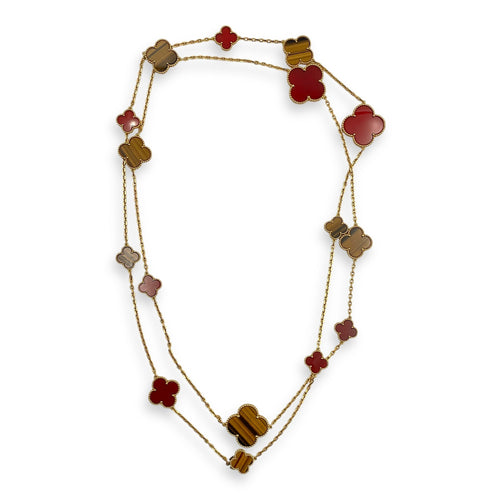 Magic Alhambra, 16 Motifs Others Long Necklace in Gold Hardware CL2504-12020 1
