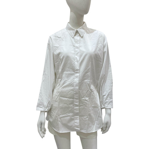 Drawstring 38 Blanc Tunic in Cotton
