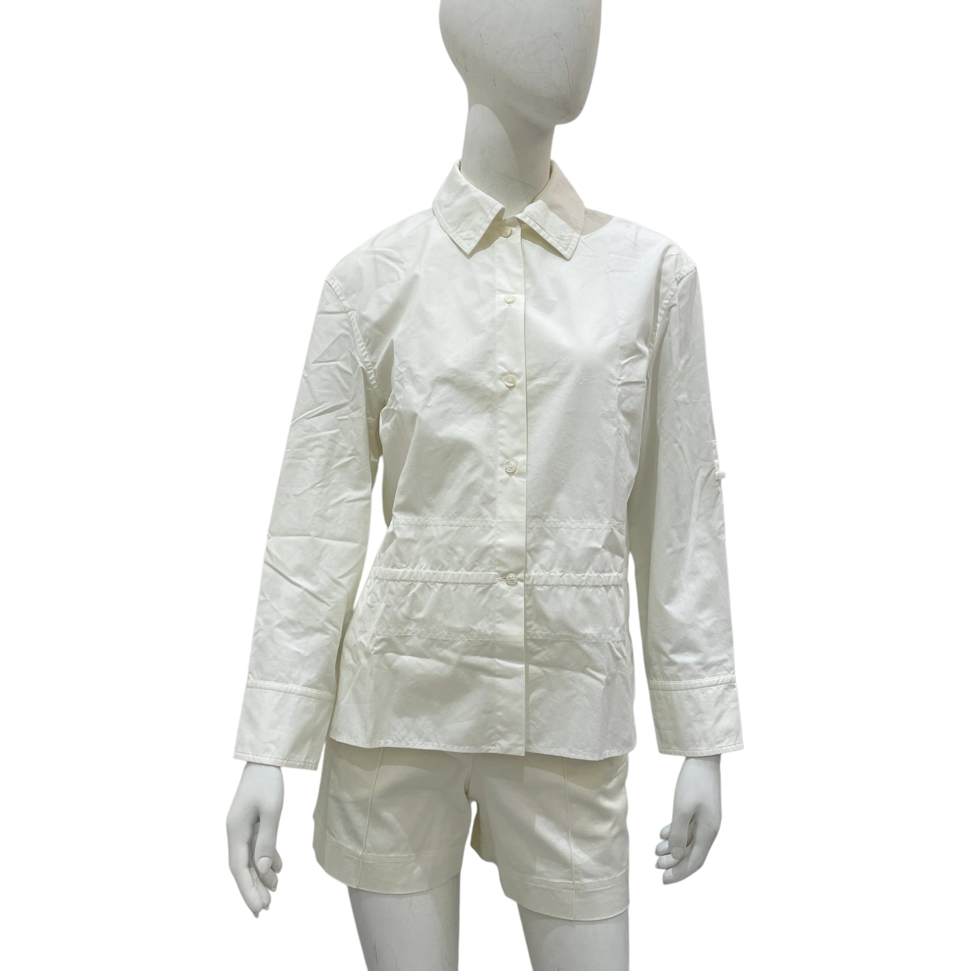 Hermes 34 Blanc Shirt