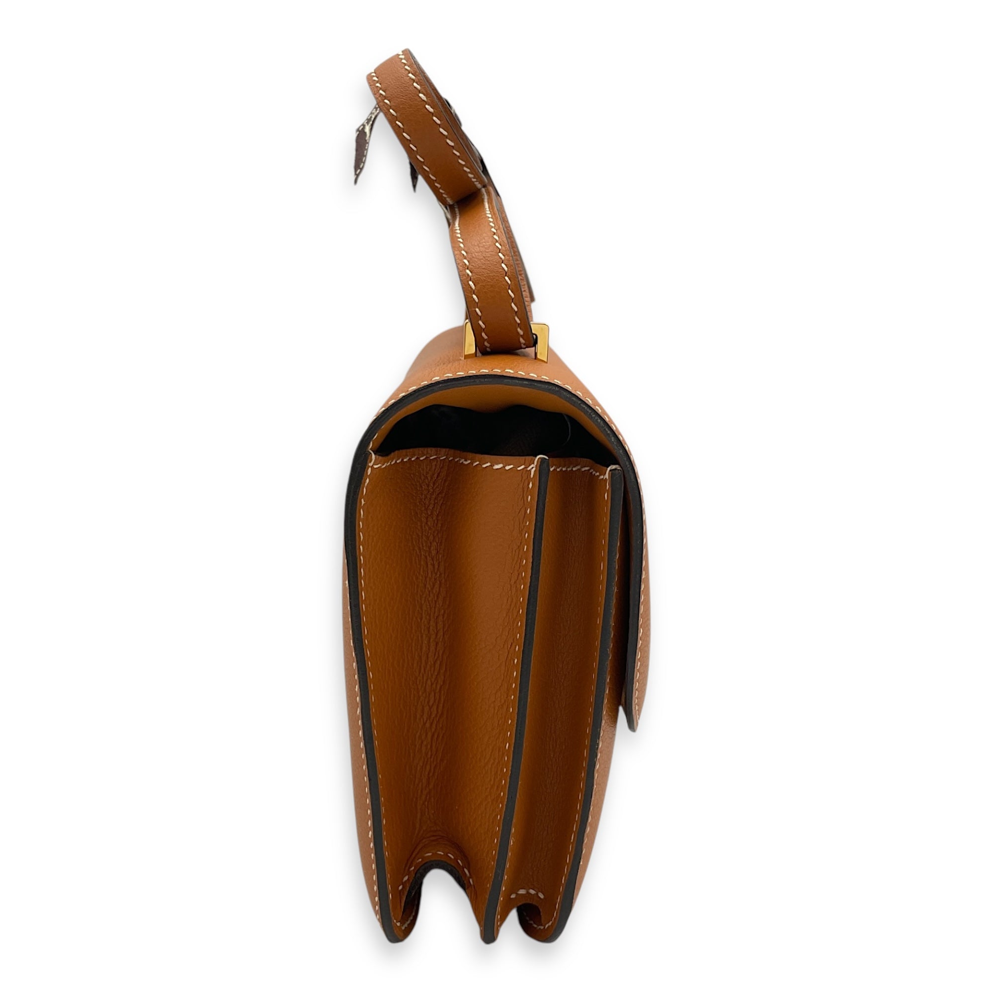 Constance 18 Toffee in Evercolor, Gold hardware