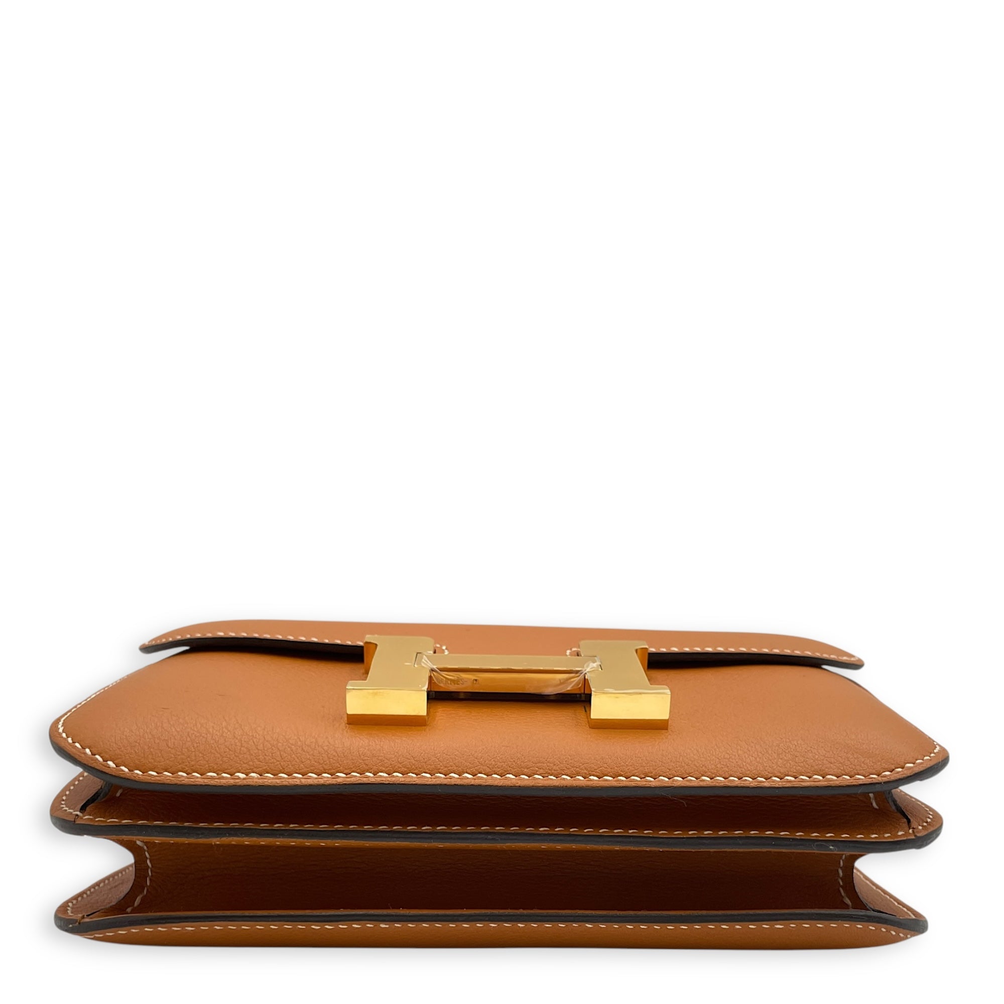 Constance 18 Toffee in Evercolor, Gold hardware