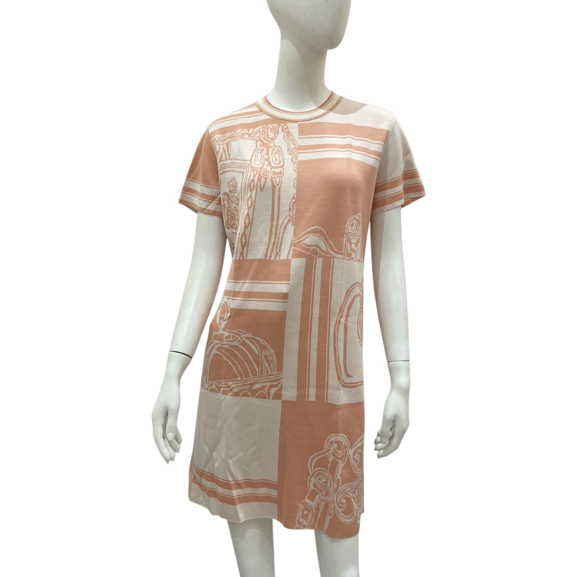 En Desordre Finesse 40 Rose Pierre Short Sleeve Dress