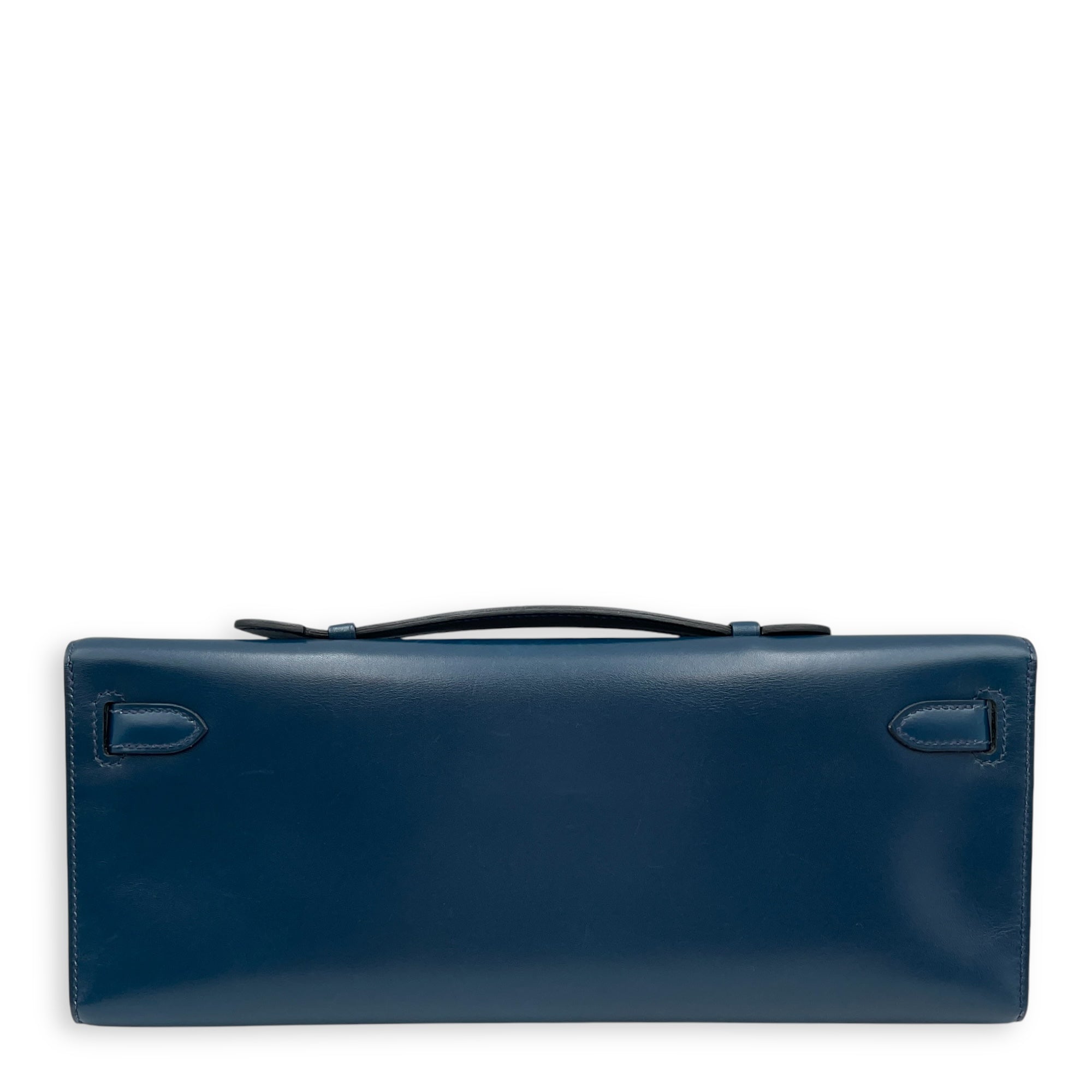 Kelly Cut Blue De Prusse in Box, Palladium hardware