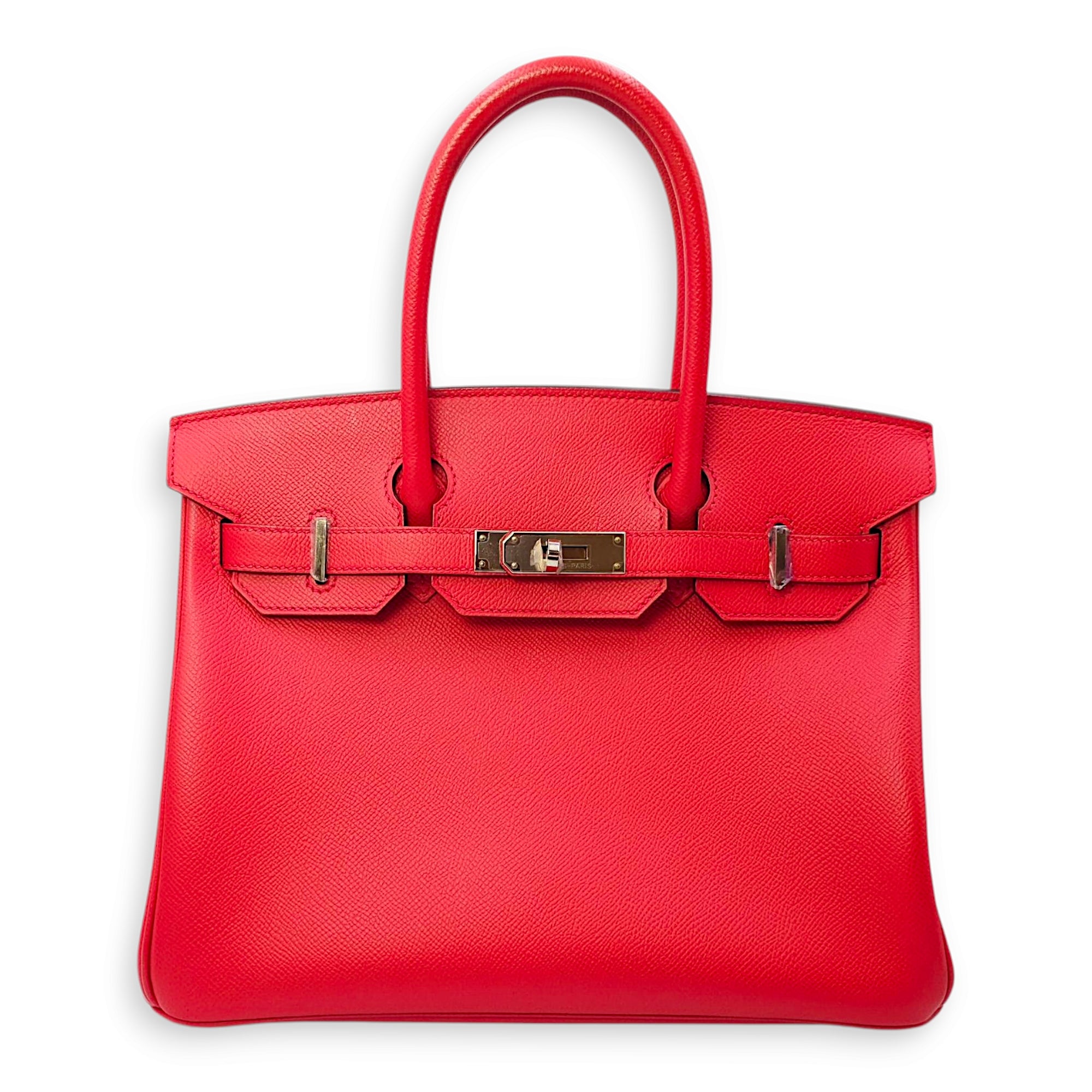Birkin 30 Bougainvillier in Epsom, Palladium hardware
