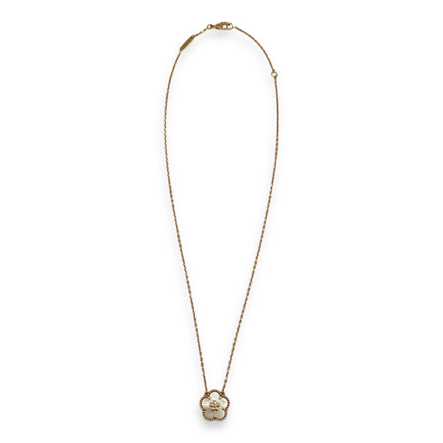 Lucky Spring, Plum Blossom Pendant in Rose Gold Hardware