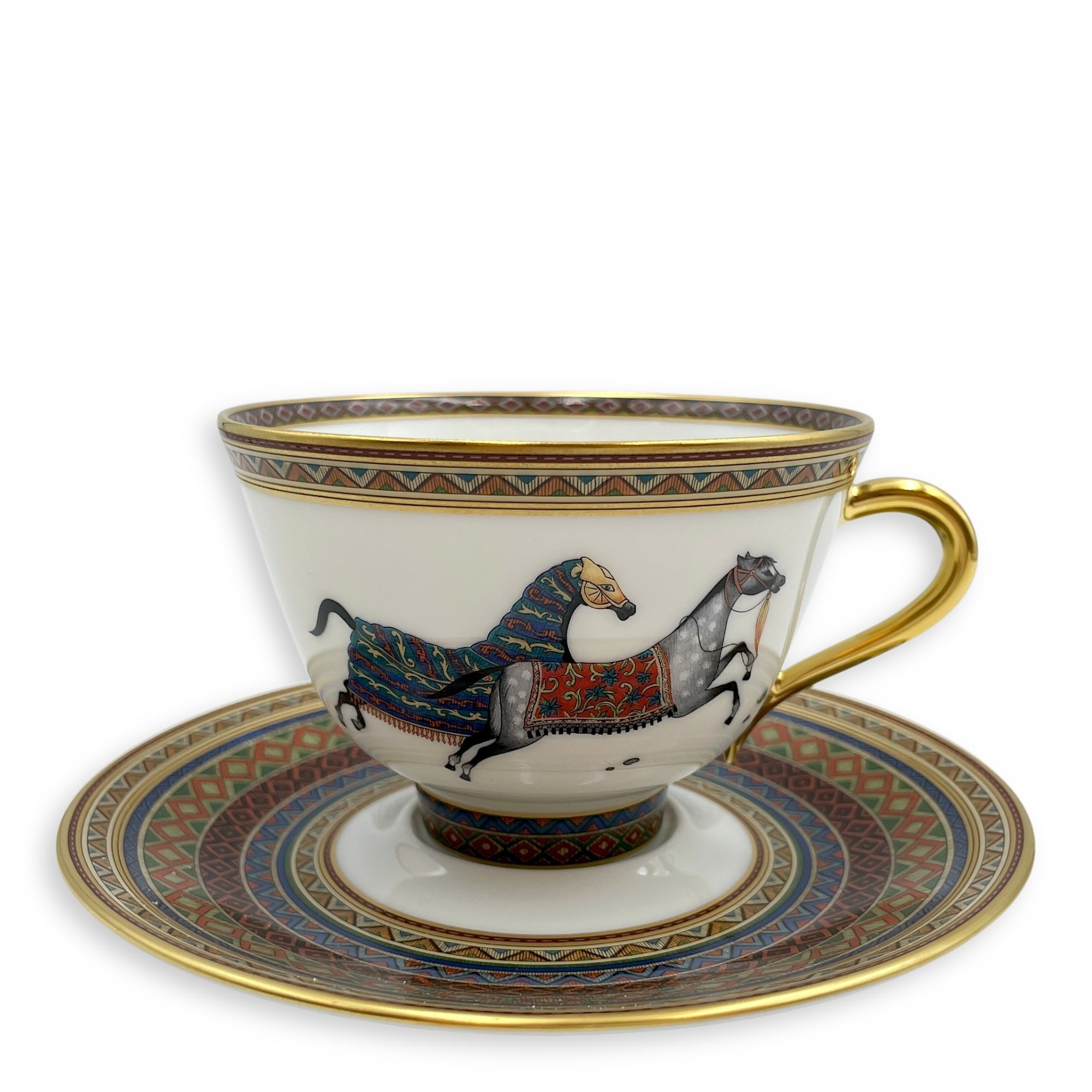 Cheval d'orient Tea Cup & Saucer Set