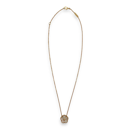 Lucky Spring, Plum Blossom Pendant in Rose Gold Hardware