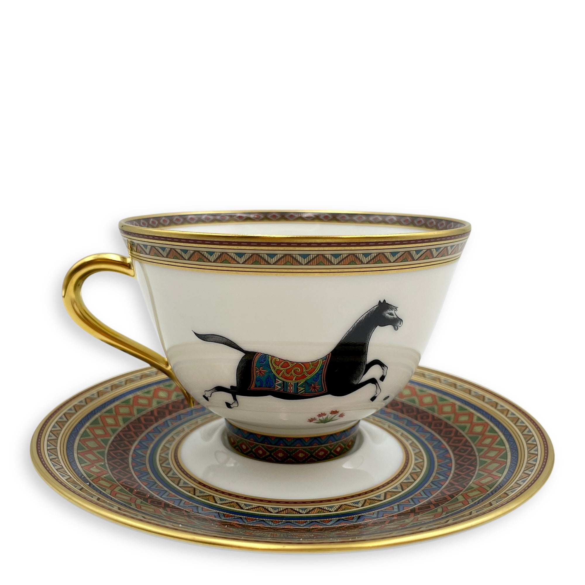 Cheval d'orient Tea Cup & Saucer Set