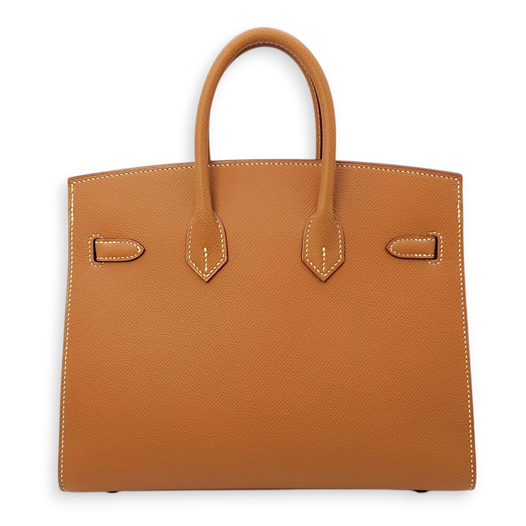 Sellier Birkin 25 Gold in Epsom, Gold hardware