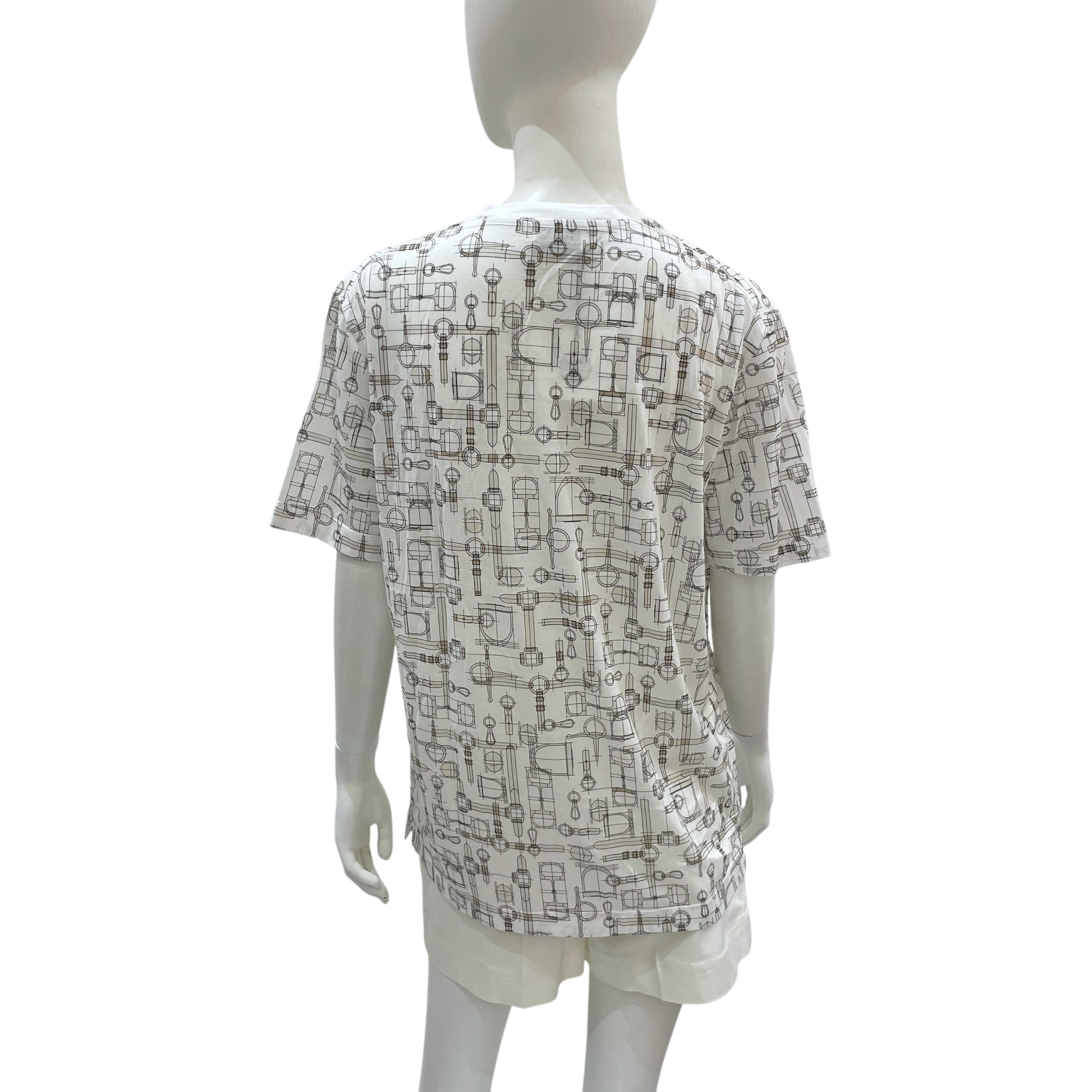 Labyrinthe Equestre S Ecume T-Shirt in Cotton